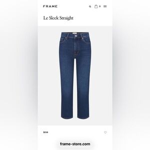 FRAME - Le Sleek Straight -Size 25